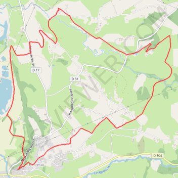 Les Bords de Loire - Perreux GPS track, route, trail
