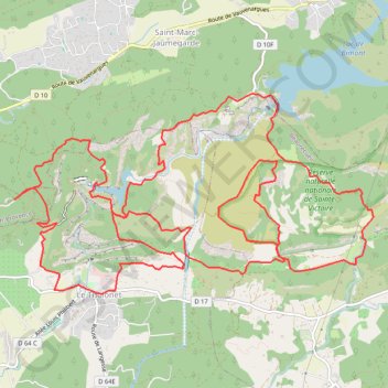 Barrage Zola - Aix-en-Provence GPS track, route, trail