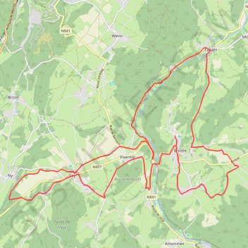 Tracé GPS track, route, trail