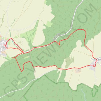 Francheville GPS track, route, trail