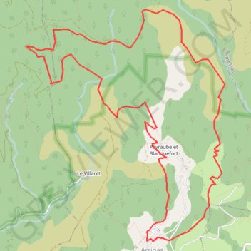 Sentier de la Trescoulade GPS track, route, trail