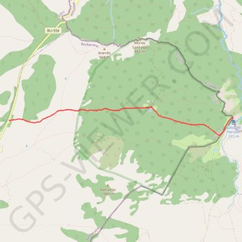 La cascade du Nervion GPS track, route, trail