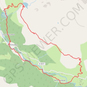 Lac Laramon GPS track, route, trail