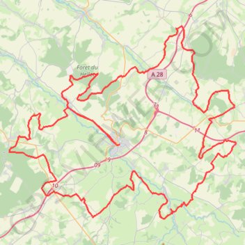 Le tour du Pays Neufchâtelois - Neufchâtel-en-Bray GPS track, route, trail