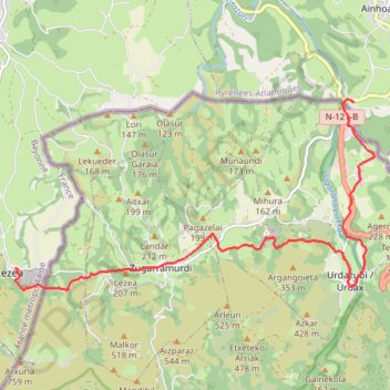 Labourd-j4 GPS track, route, trail