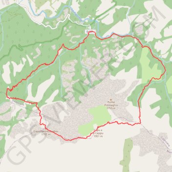 La boucle du Ceppu - Bonifatu GPS track, route, trail
