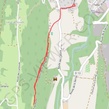 Le Bourget-du-Lac Randonnée GPS track, route, trail