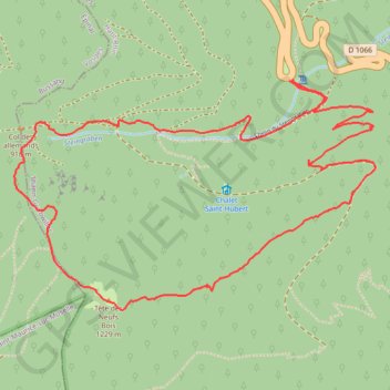 Tête des Neufs Bois GPS track, route, trail