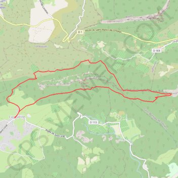 Tour du Pic Saint Loup GPS track, route, trail