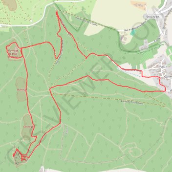 Vaux - Bois-la-Dame - Marival GPS track, route, trail