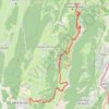 Grandes Traversées du Vercors : Saint-Nizier-du-Moucherotte - Les Cochettes GPS track, route, trail