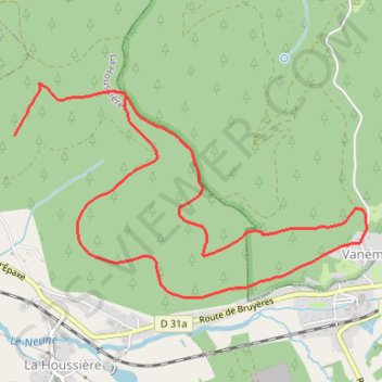 Vanémont - Saint-Léonard GPS track, route, trail