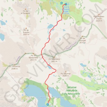 Col de Madamète en traversée GPS track, route, trail
