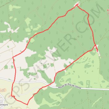Les bacs de Montmeyre GPS track, route, trail