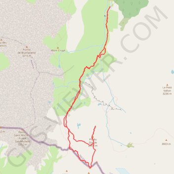 Gros Peyron GPS track, route, trail