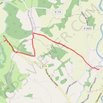 Lichos - Bohoteguia GPS track, route, trail