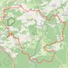 Han-sur-Lesse 52 km 1150 m D+ GPS track, route, trail