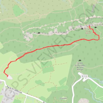 Le pic Saint Loup GPS track, route, trail