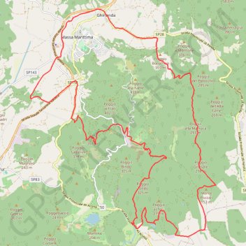Massa Marittima (GR) GPS track, route, trail