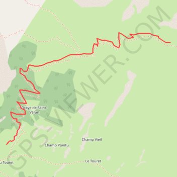 CEILLAC / ST VERAN GPS track, route, trail