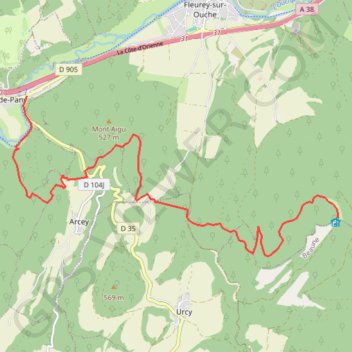 Jean sage partie 1 GPS track, route, trail