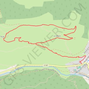 Le Tirail GPS track, route, trail