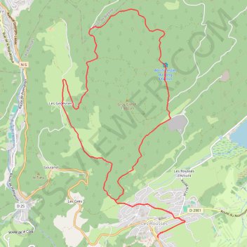 Tour du Gros Crétet - Les Rousses GPS track, route, trail