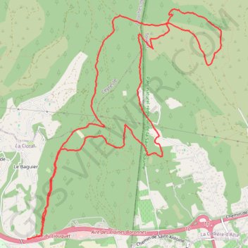 Plaine baronne - Louisiane GPS track, route, trail