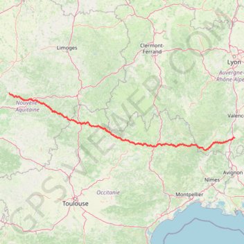 Routeyou-puygiron-parcoul-chenaudorig GPS track, route, trail