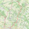 Chemin de Tours (de La Fredière à Saintes) GPS track, route, trail