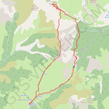 Bergeries des Pozzi GPS track, route, trail