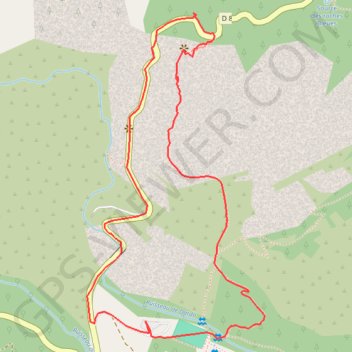 Corse calanche de Piana - Sentier muletier GPS track, route, trail