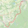 Voie 2DB-T50 - Baccarat - Lorquin - Sarrebourg GPS track, route, trail