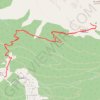 Au-dessus des chalets de Chailloux GPS track, route, trail