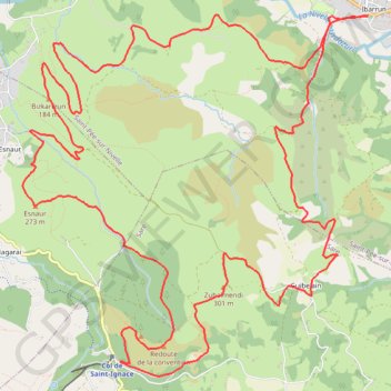 Saint-Pée-sur-Nivelle Trail GPS track, route, trail