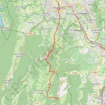 Mont Joigny GPS track, route, trail