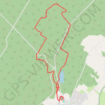 Trail d’Ecouves 2018 8km GPS track, route, trail