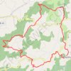 Autour de Mourjou GPS track, route, trail