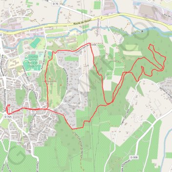 Le Rougadou GPS track, route, trail