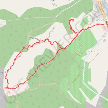 Les Grès de Sainte-Anne GPS track, route, trail