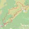Sentier des Marbrières - Caunes-Minervois GPS track, route, trail