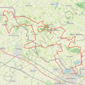 Chti Bike Tour 2018 80 kms GPS track, route, trail