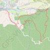 Gréoux les Bains - L'ubac du Verdon GPS track, route, trail