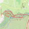 🚶 Trace des Cascades de Saint Gilles, des aigrettes GPS track, route, trail