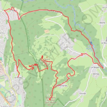 Mont Saint Michel GPS track, route, trail