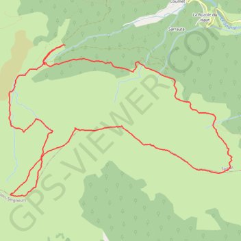 853 Cap de la Dosse GPS track, route, trail