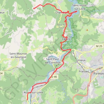 Aurec Meyrieux option 1 GPS track, route, trail