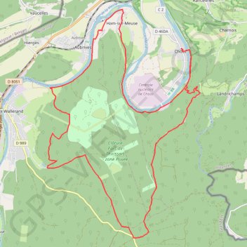 La Fontaine des pélerins GPS track, route, trail