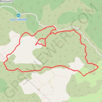L'Éléphant de pierre du plateau de Siou-Blanc - Signes GPS track, route, trail