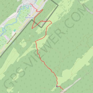 Le Mont Sâla - Bois-d'Amont GPS track, route, trail
